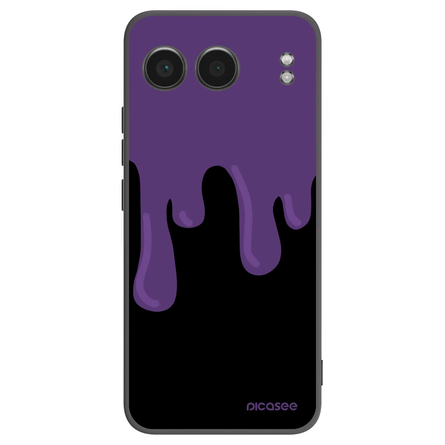 Picasee silikonski črni ovitek za OnePlus Nord 4 - Purple spooky