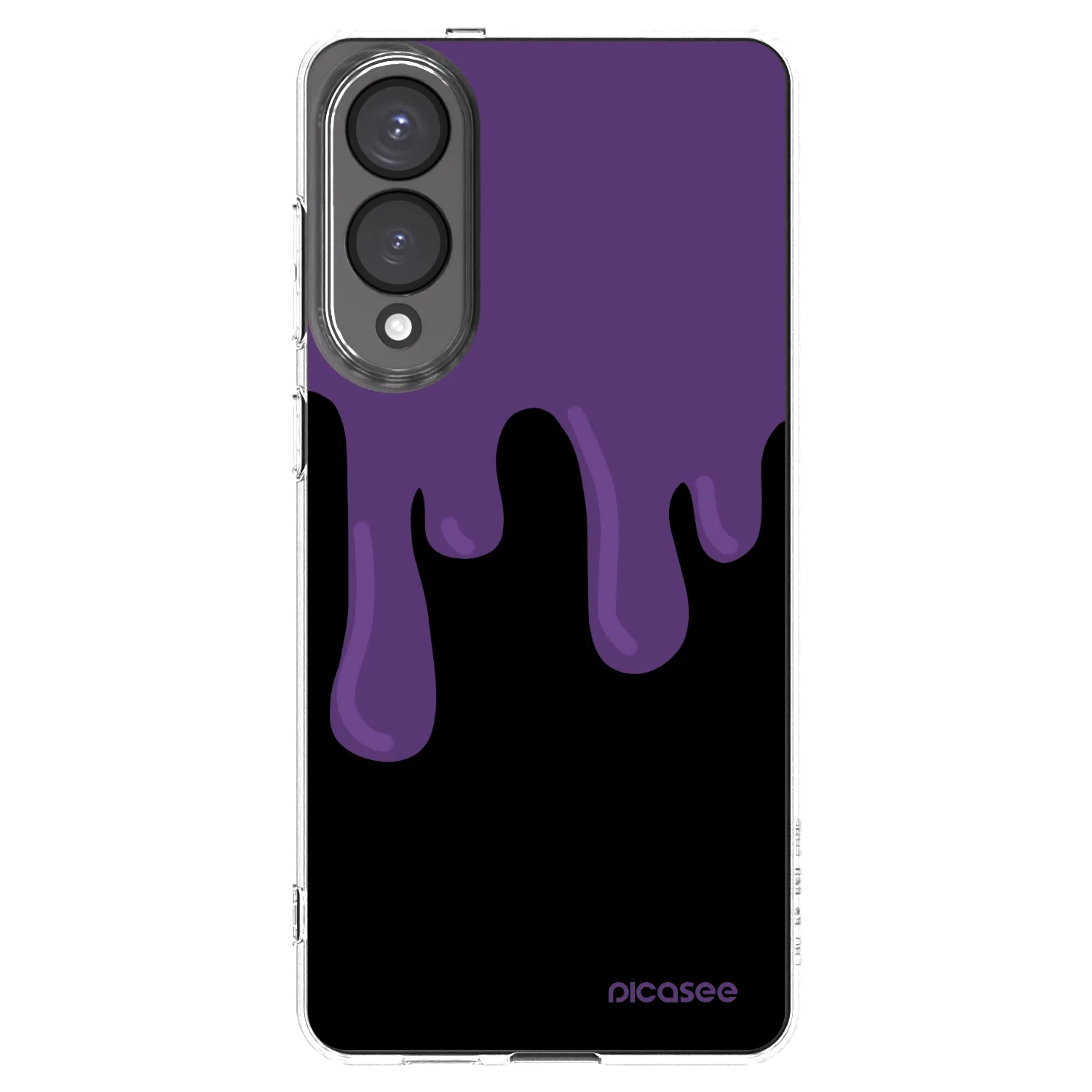 Picasee silikonski prozorni ovitek za Samsung Galaxy S25 Edge 5G - Purple spooky