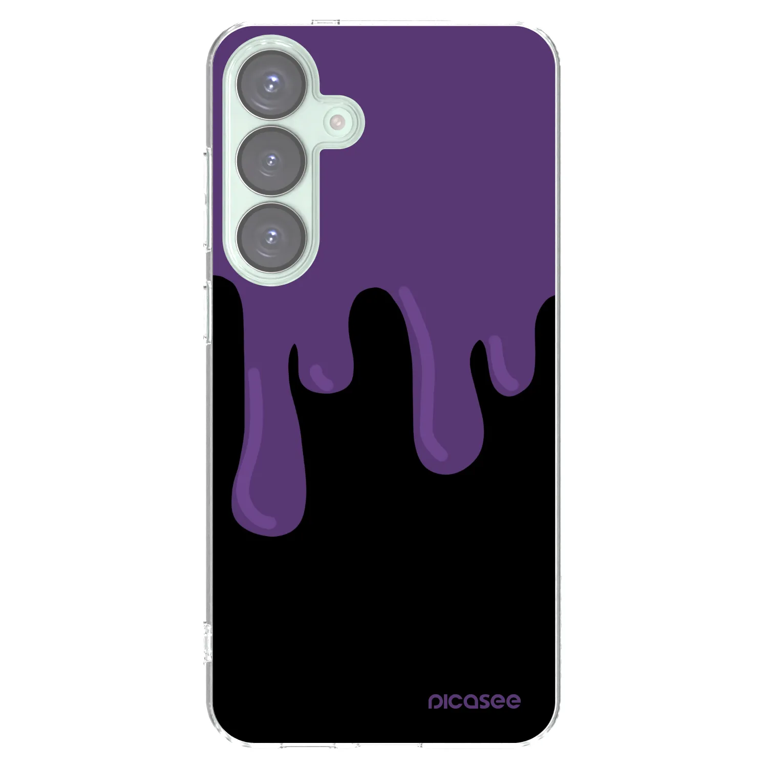 Picasee silikonski prozorni ovitek za Samsung Galaxy S25+ 5G - Purple spooky