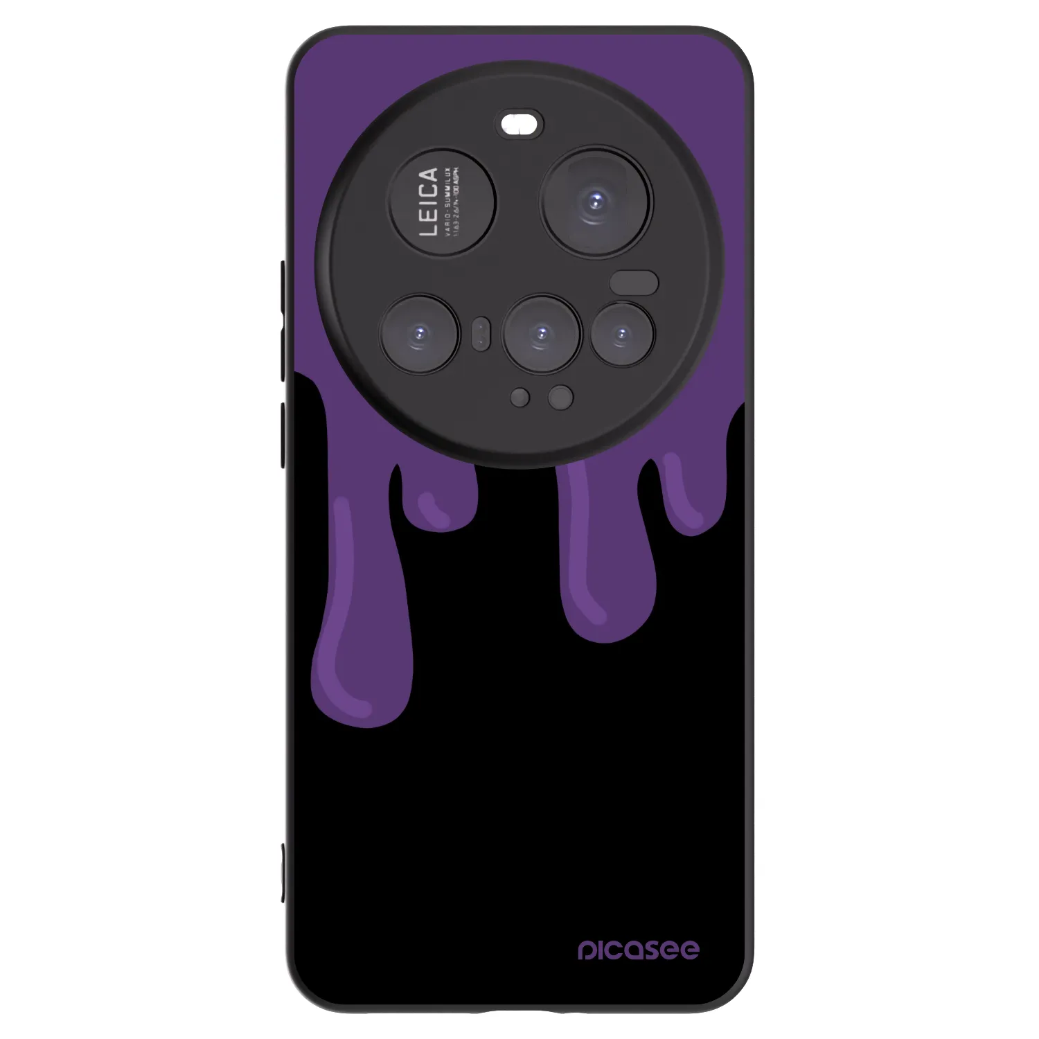 Picasee silikonski črni ovitek za Xiaomi 15 Ultra - Purple spooky