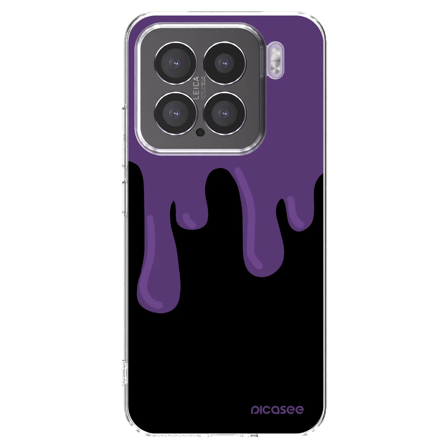 Picasee silikonski prozorni ovitek za Xiaomi 15 - Purple spooky