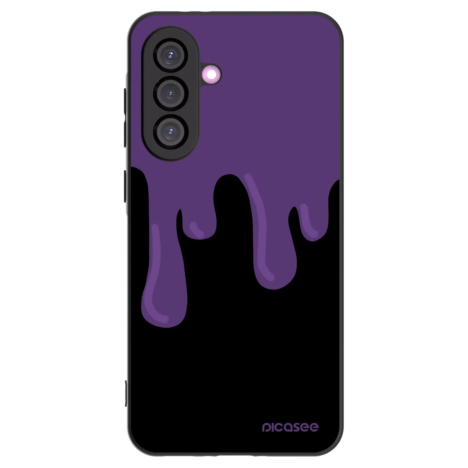 Picasee silikonski črni ovitek za Samsung Galaxy A56 5G A566B - Purple spooky