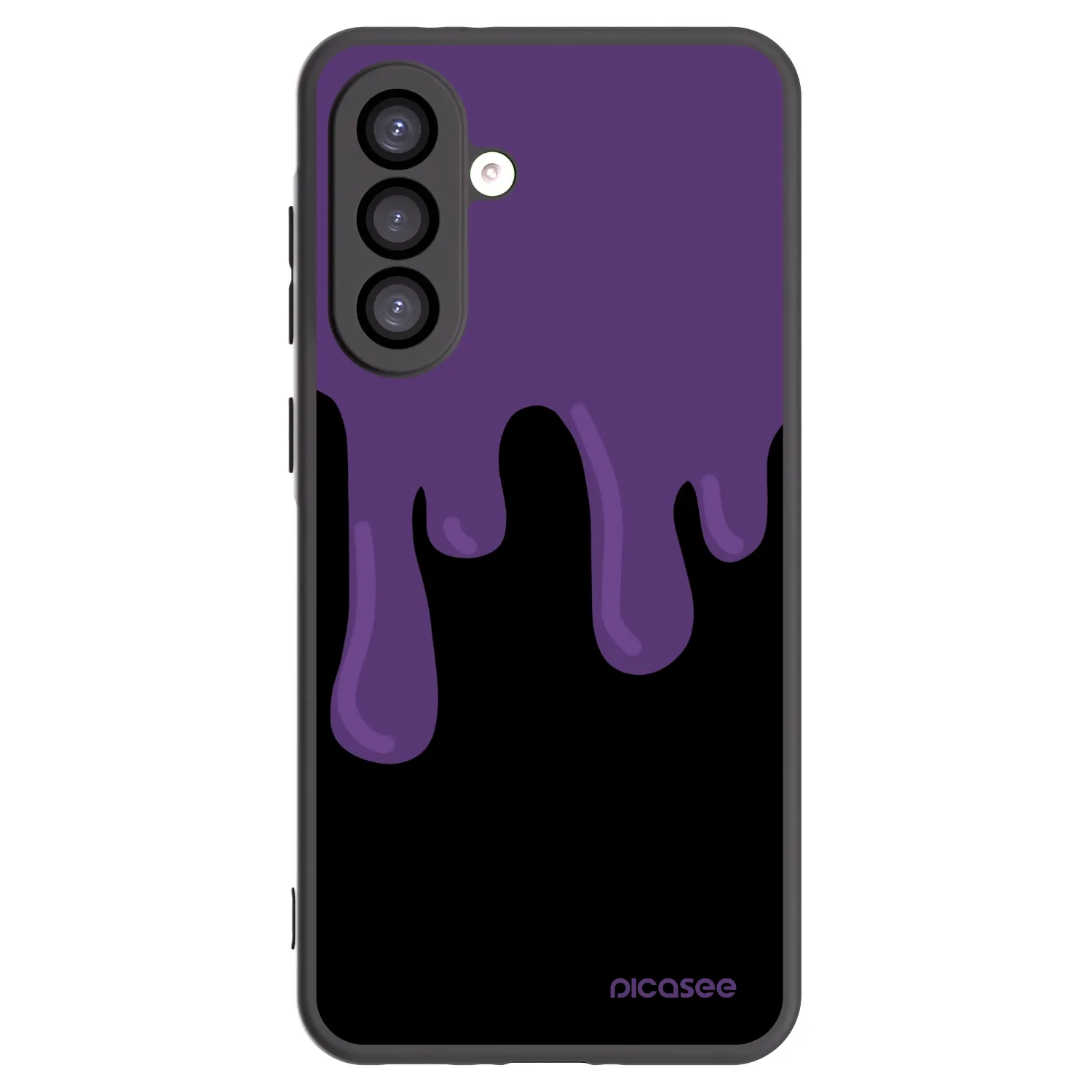 Picasee silikonski črni ovitek za Samsung Galaxy A26 5G A266B - Purple spooky