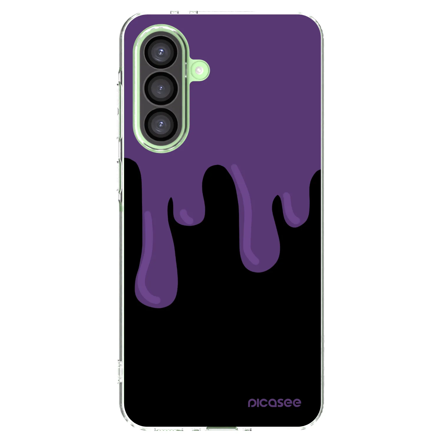 Picasee silikonski prozorni ovitek za Samsung Galaxy A26 5G A266B - Purple spooky