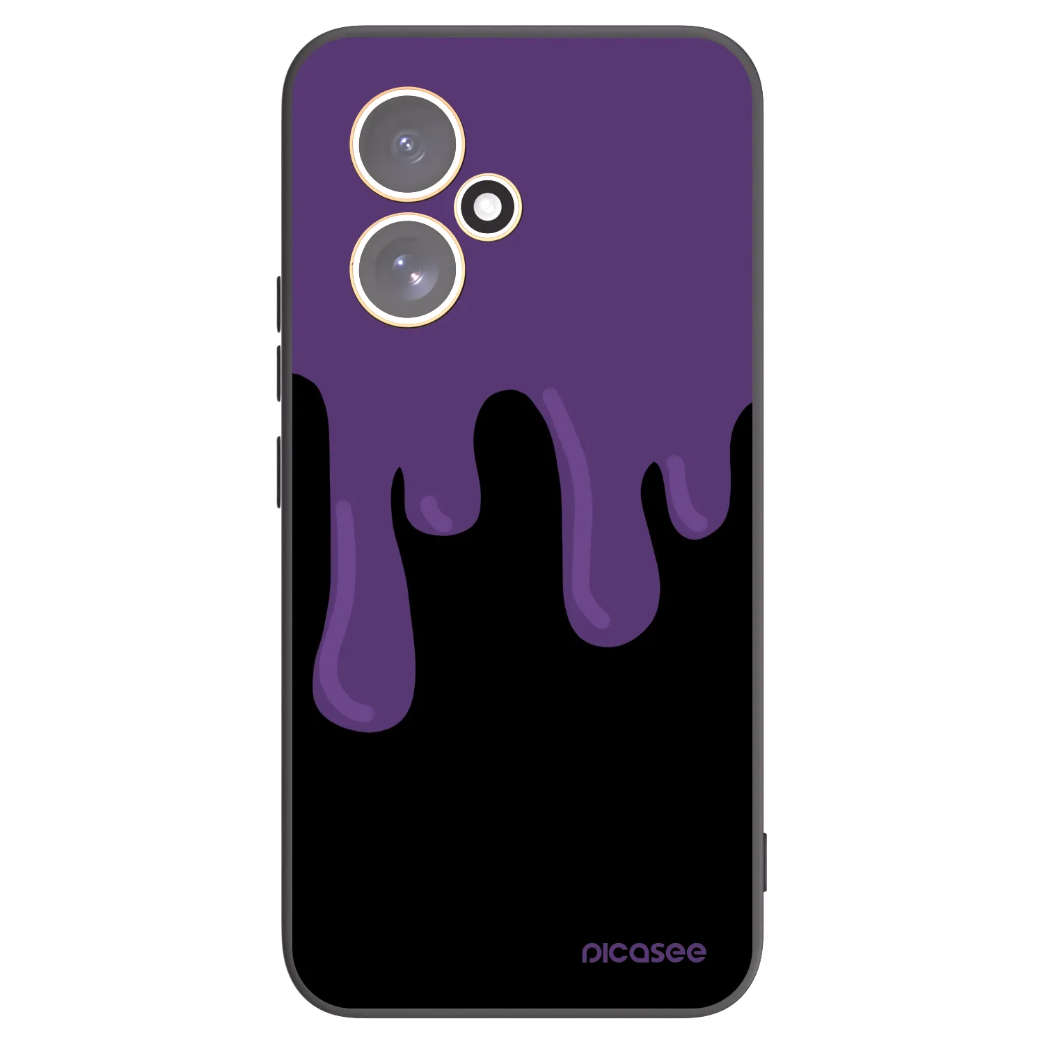 Picasee silikonski črni ovitek za Honor 400 5G - Purple spooky