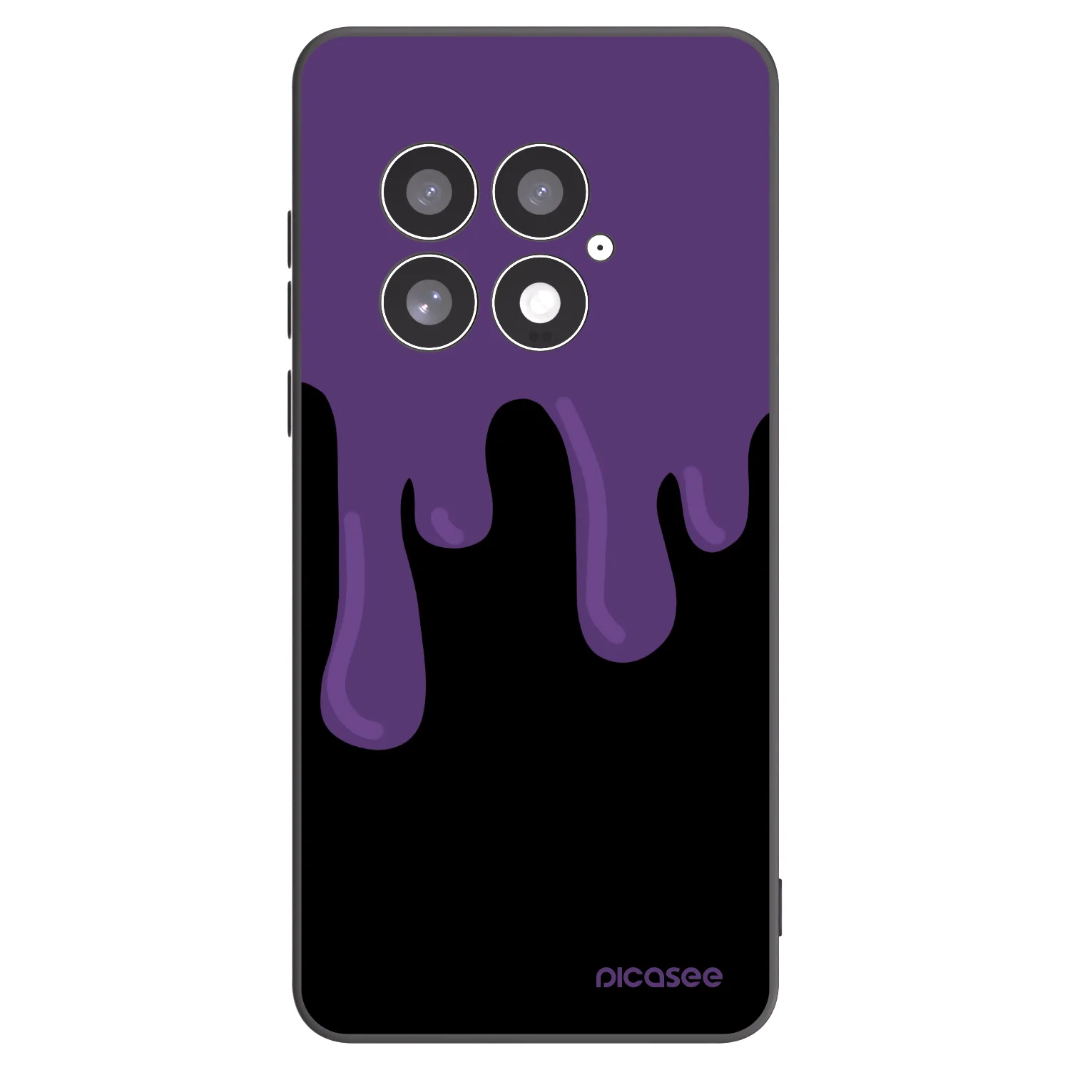 Picasee silikonski črni ovitek za OnePlus 13 5G - Purple spooky