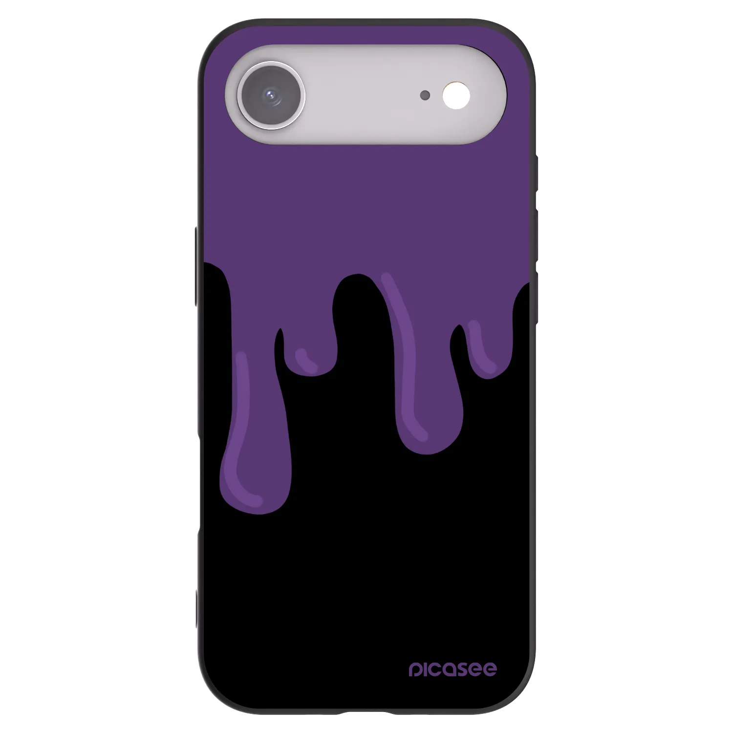 Picasee silikonski črni ovitek za Apple iPhone Air - Purple spooky