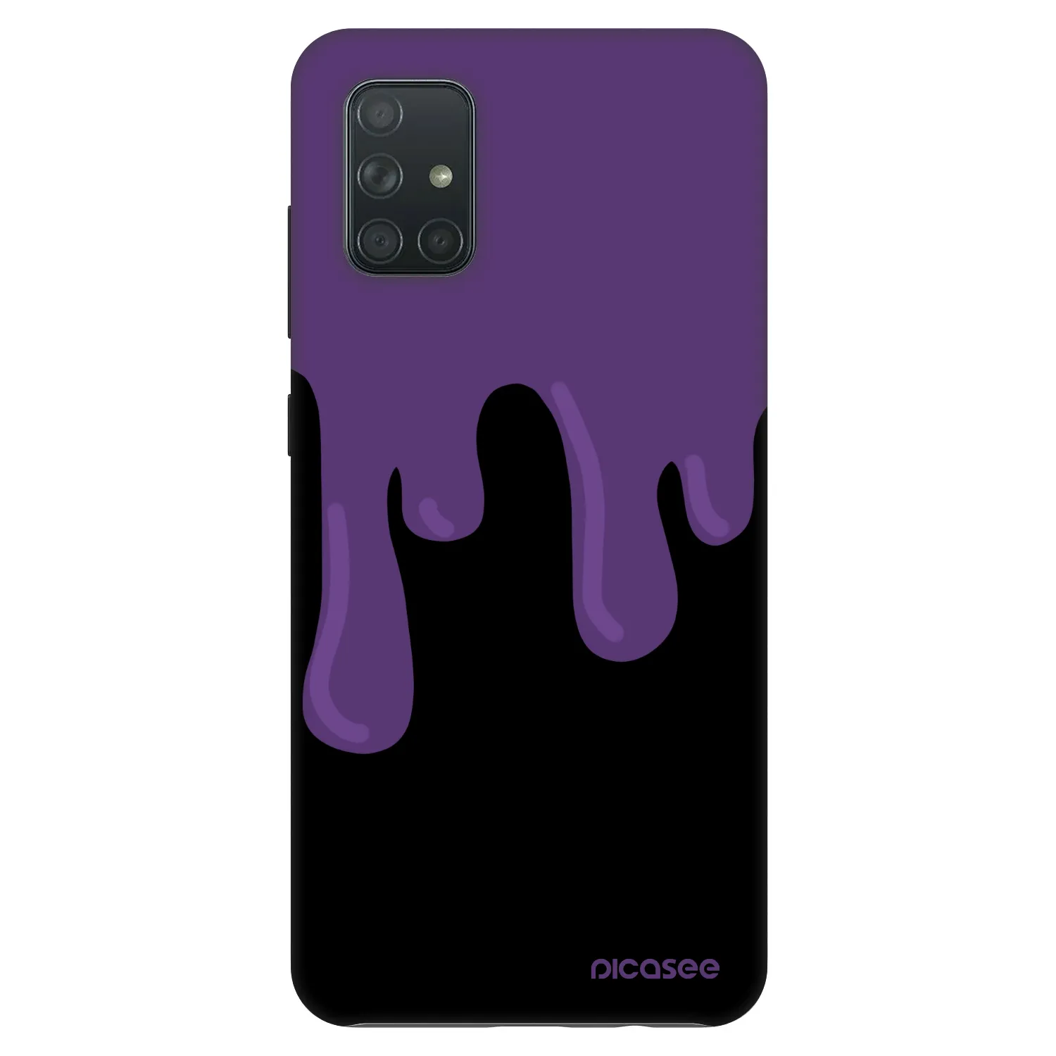 Picasee Fashion Case za Samsung Galaxy A71 A715F - Purple spooky