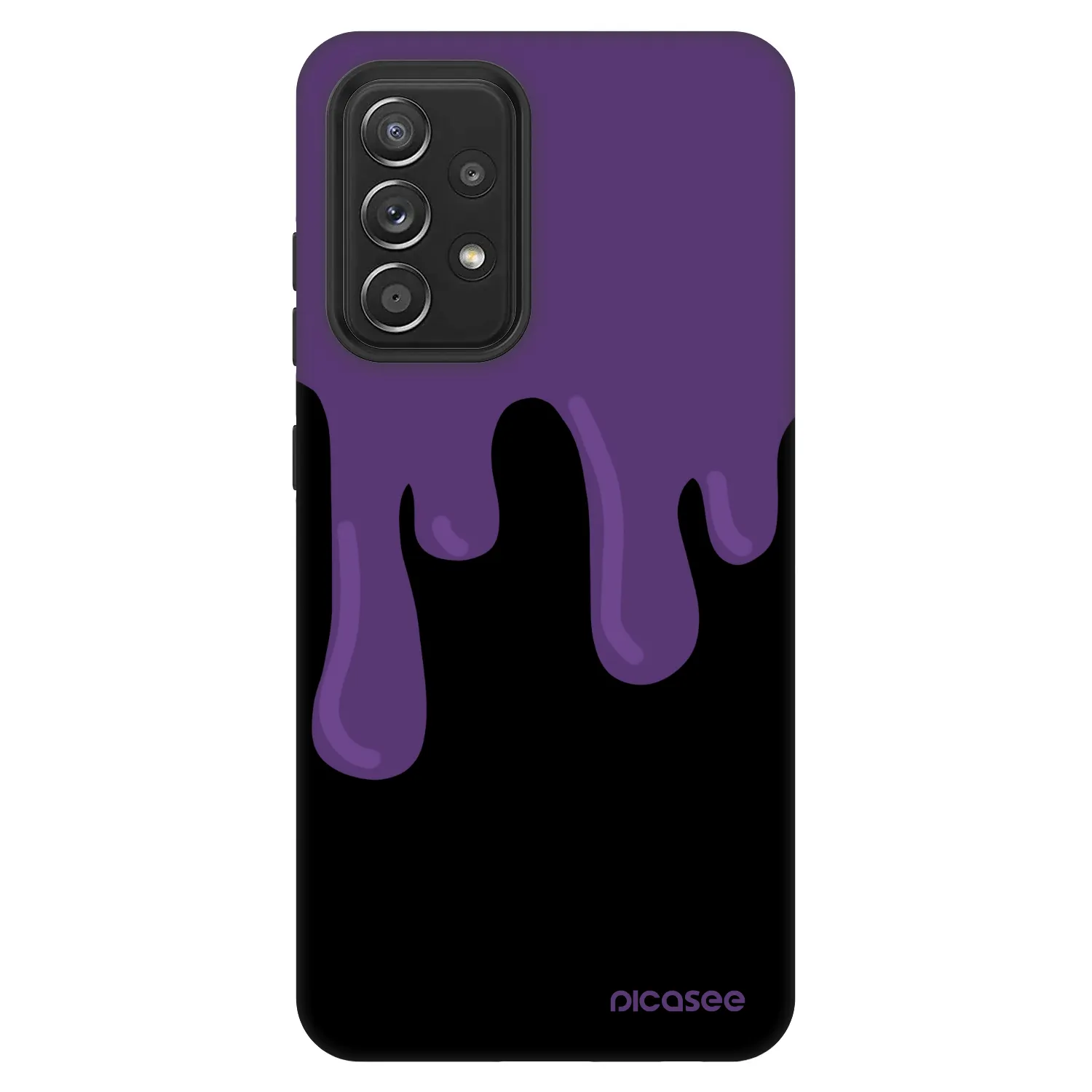 Picasee Fashion Case za Samsung Galaxy A52 5G A525F - Purple spooky