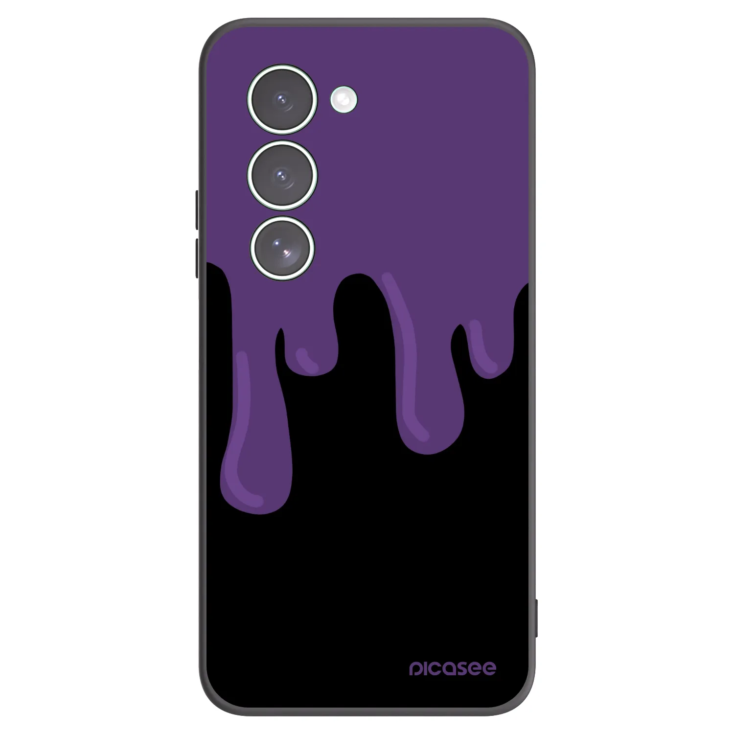 Picasee silikonski črni ovitek za Xiaomi Redmi 15 5G - Purple spooky