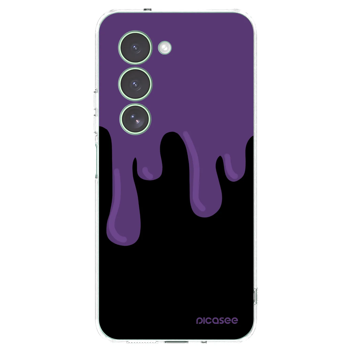 Picasee silikonski prozorni ovitek za Xiaomi Redmi 15 5G - Purple spooky
