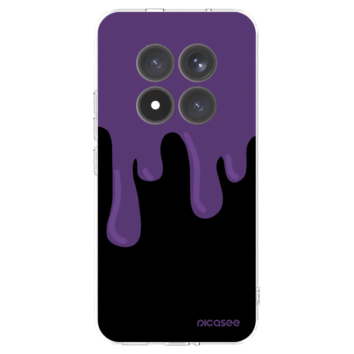 Picasee silikonski prozorni ovitek za Xiaomi Redmi Note 15 Pro+ - Purple spooky