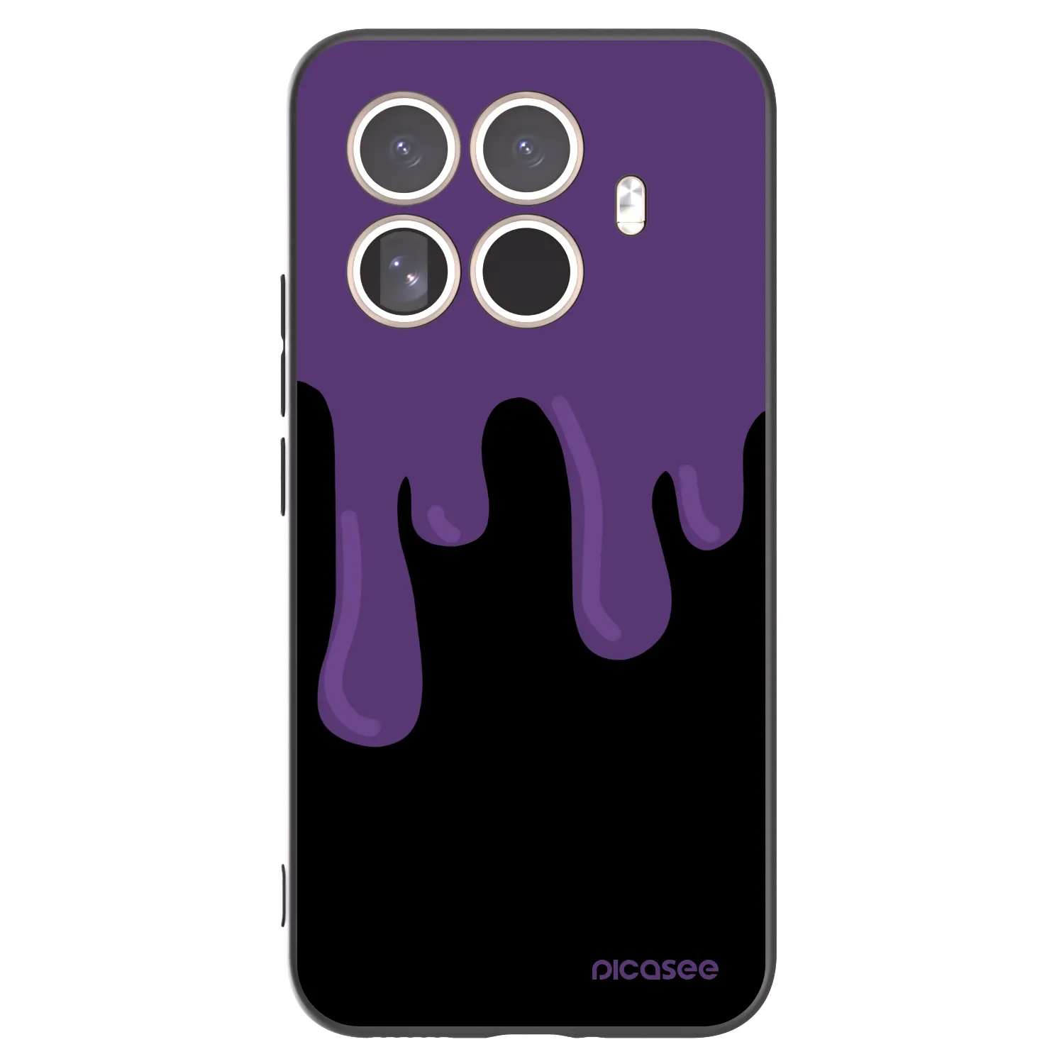 Picasee silikonski črni ovitek za Xiaomi 15T Pro - Purple spooky