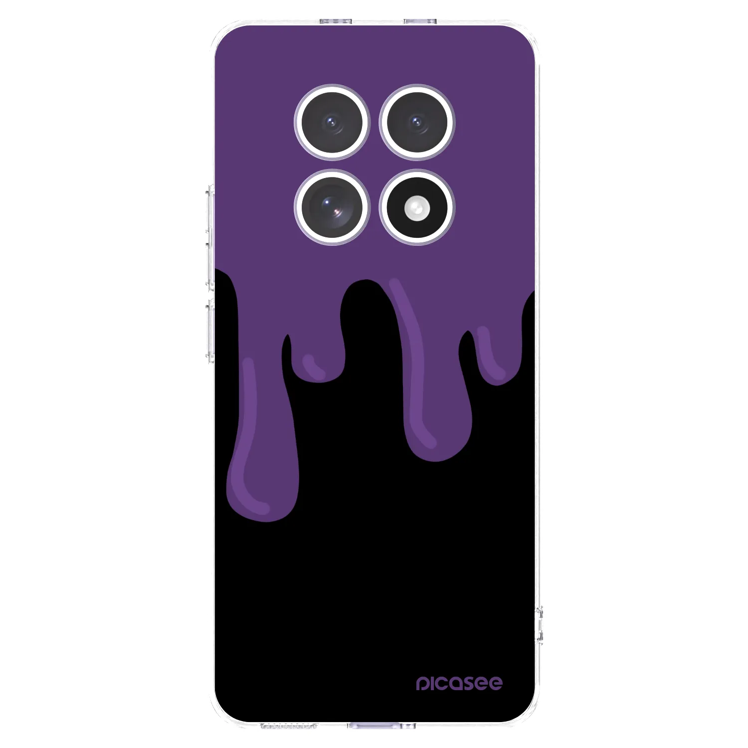 Picasee silikonski prozorni ovitek za Xiaomi Redmi Note 15 4G - Purple spooky