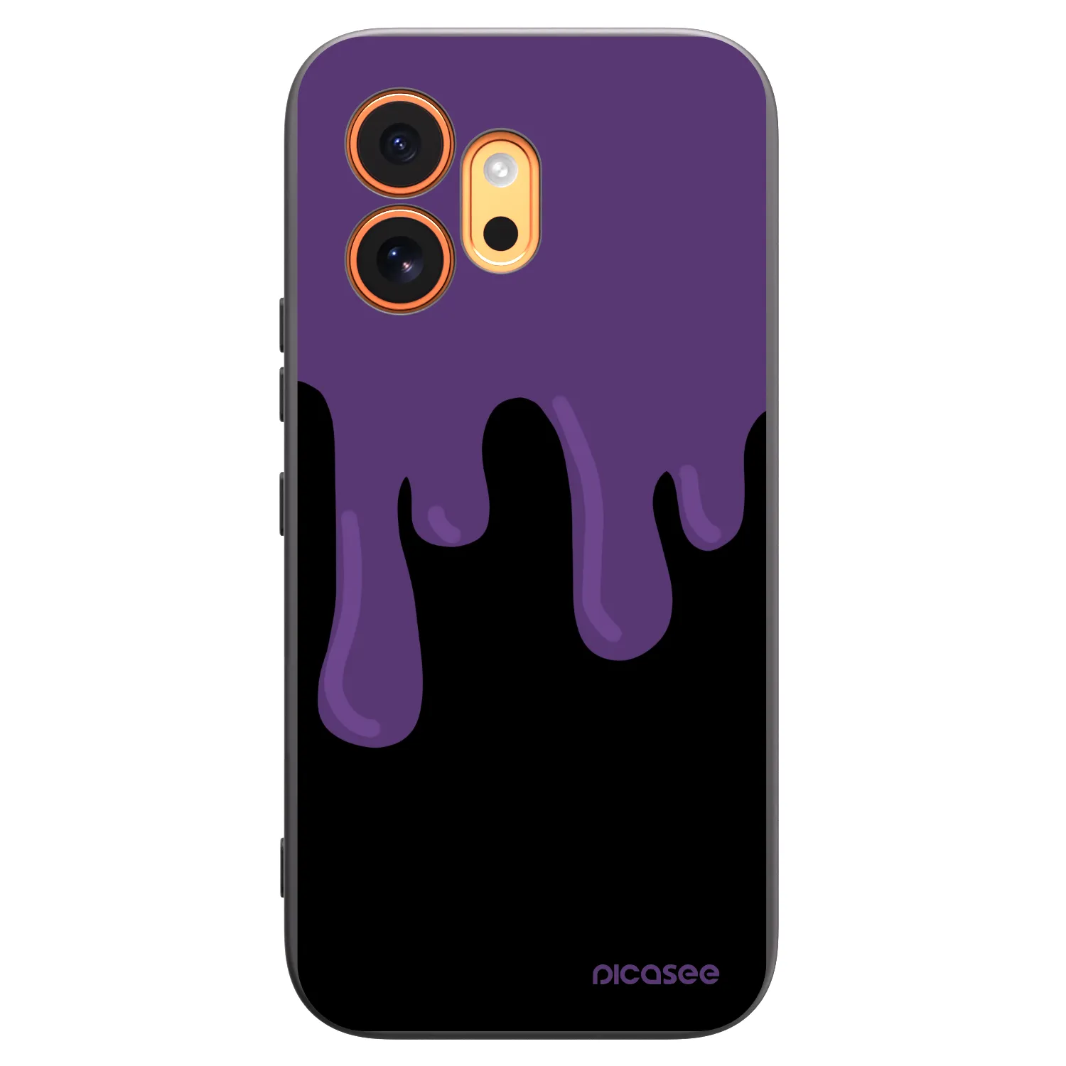 Picasee silikonski črni ovitek za Honor 600 - Purple spooky