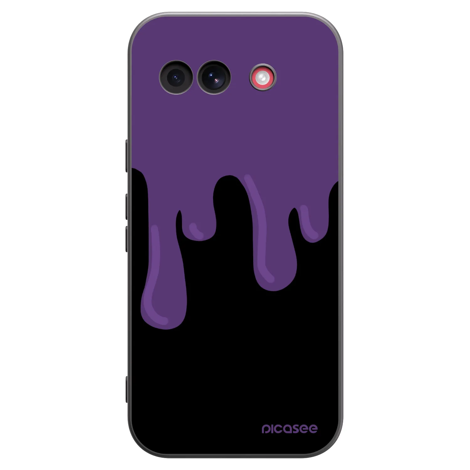 Picasee silikonski črni ovitek za Google Pixel 10a - Purple spooky