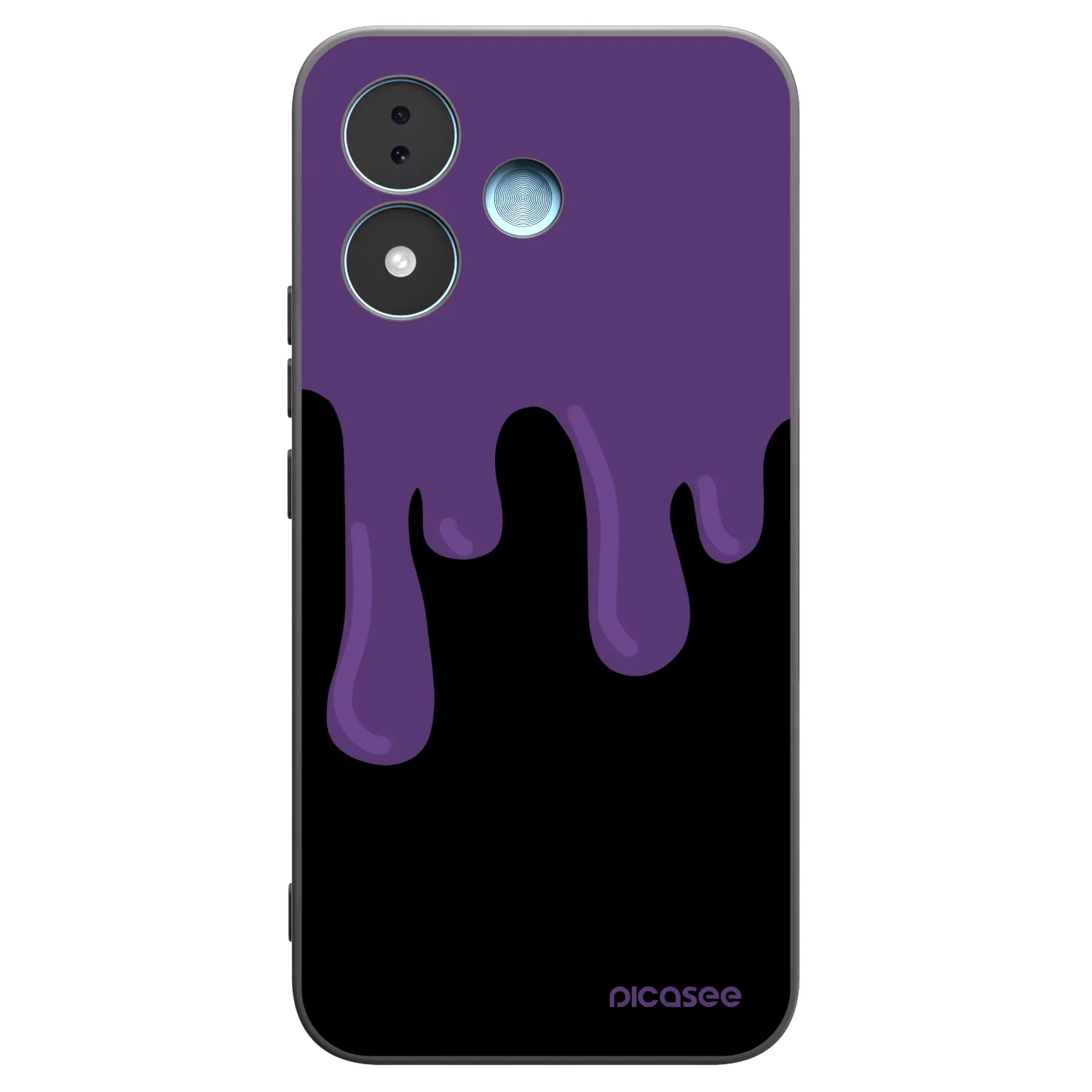 Picasee silikonski črni ovitek za Xiaomi Redmi Note 17 5G - Purple spooky