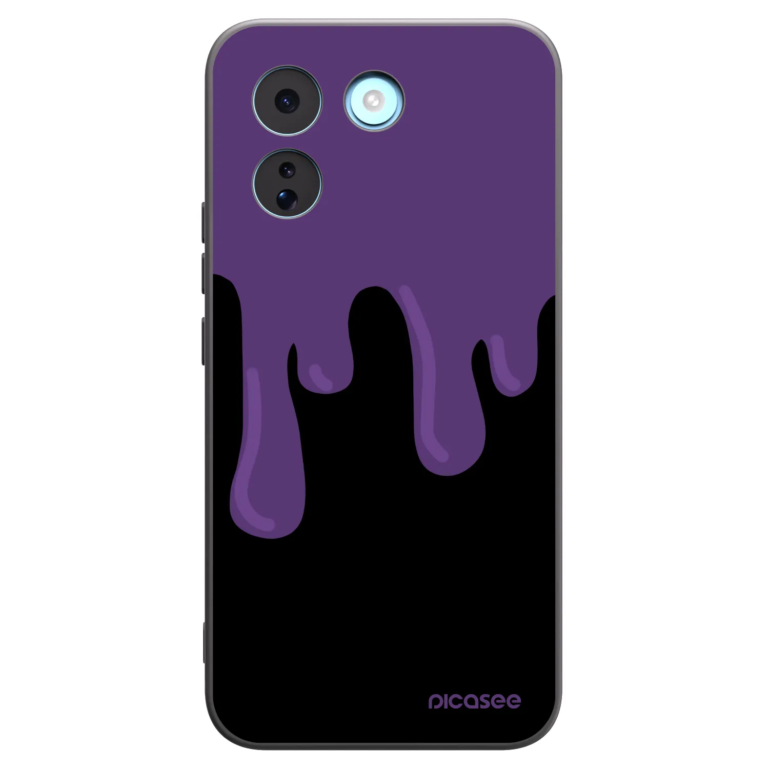 Picasee silikonski črni ovitek za Xiaomi Redmi Note 17 Pro MAX 5G - Purple spooky