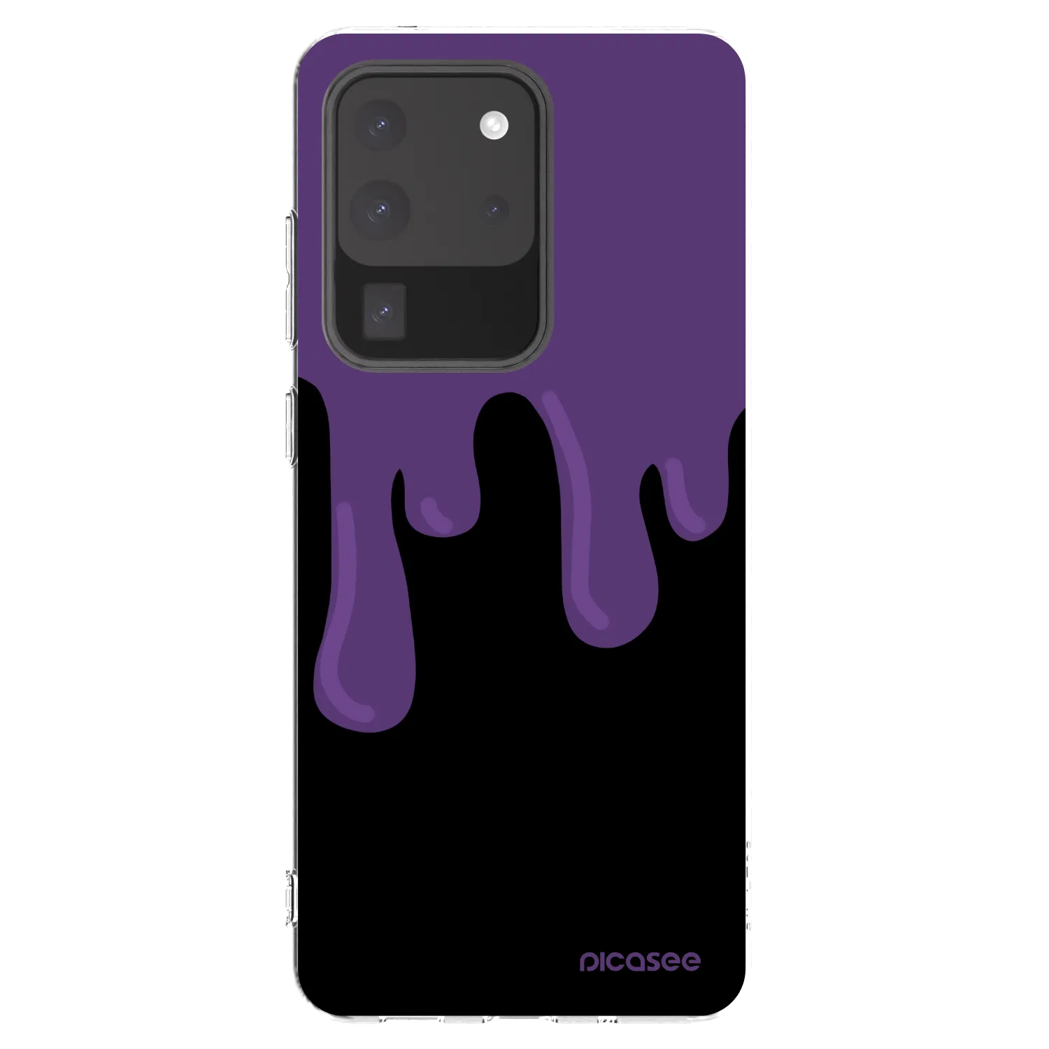 Picasee silikonski prozorni ovitek za Samsung Galaxy S20 Ultra 5G G988F - Purple spooky