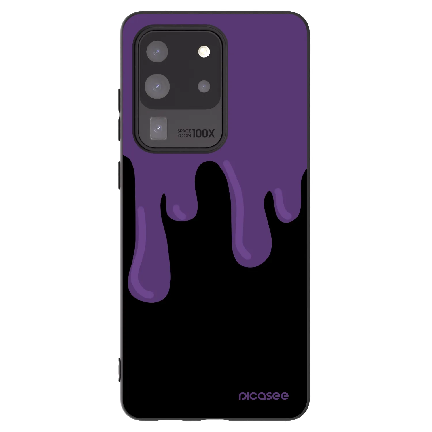 Picasee silikonski črni ovitek za Samsung Galaxy S20 Ultra 5G G988F - Purple spooky