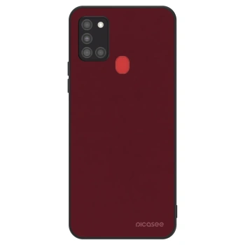 Ovitek za Samsung Galaxy A21s - Burgundy red