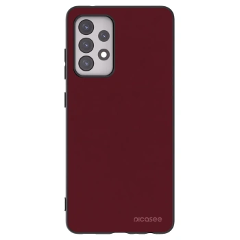 Picasee silikonski črni ovitek za Samsung Galaxy A52s 5G A528B - Burgundy red