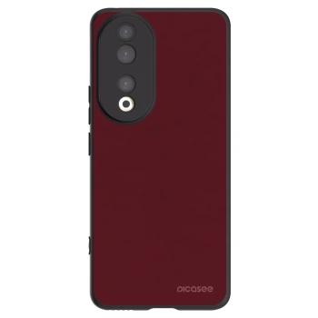 Picasee silikonski črni ovitek za Honor 90 5G - Burgundy red