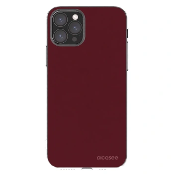 Picasee silikonski prozorni ovitek za Apple iPhone 11 Pro - Burgundy red