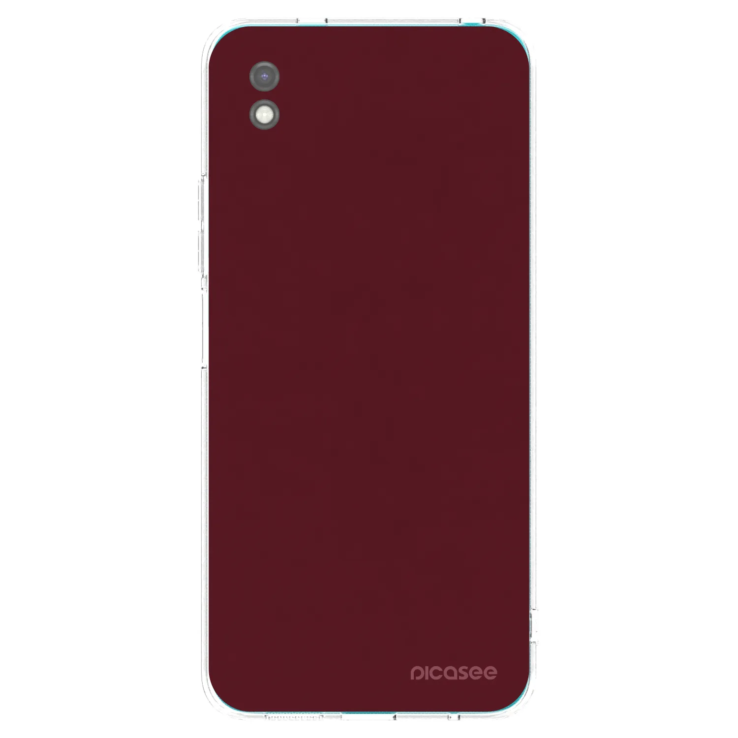 Picasee silikonski črni ovitek za Xiaomi Redmi 9A - Burgundy red