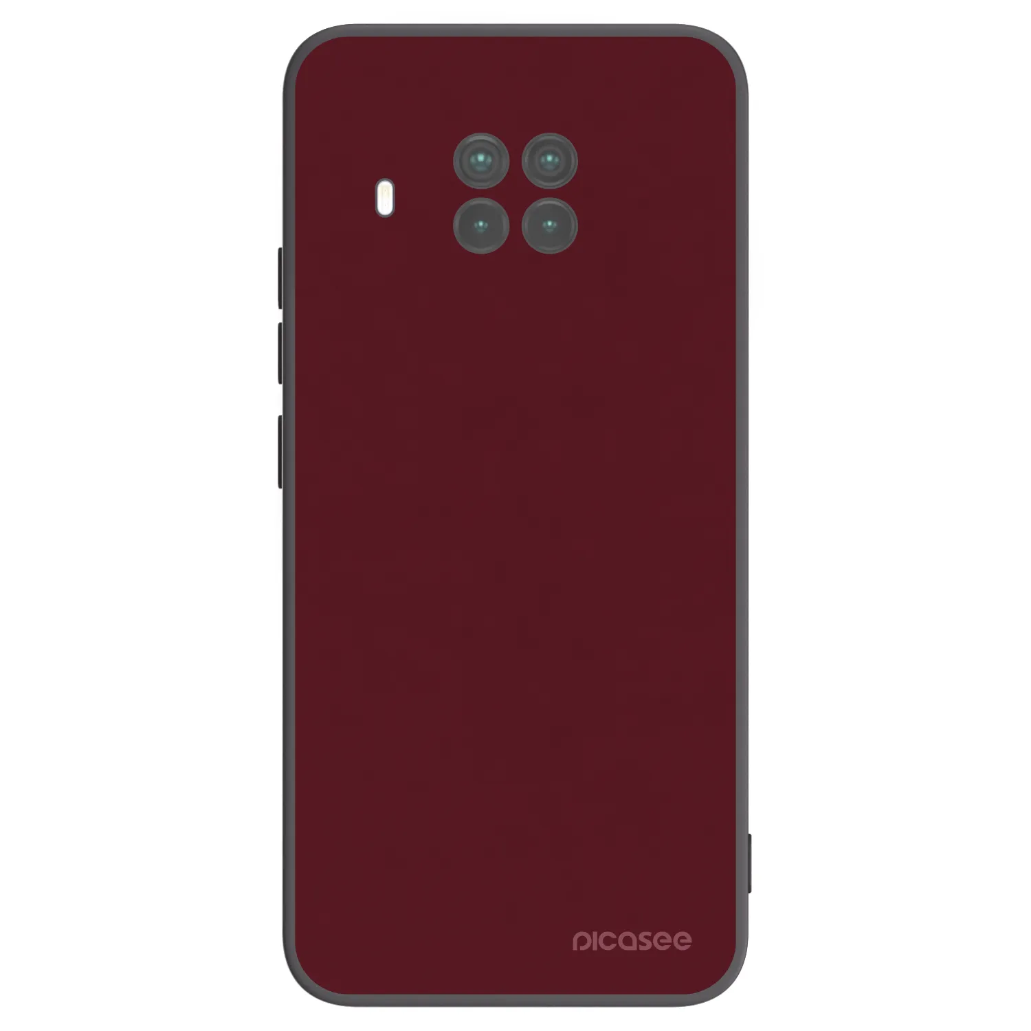 Picasee silikonski črni ovitek za Xiaomi Mi 10T Lite - Burgundy red