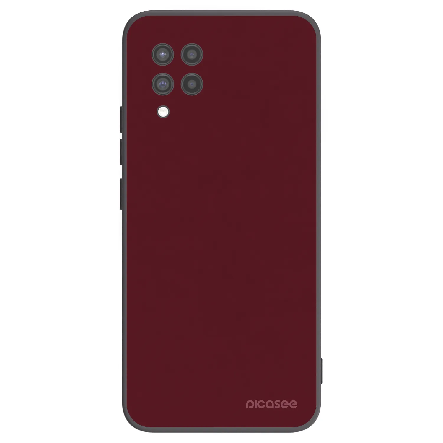 Picasee silikonski črni ovitek za Samsung Galaxy A42 A426B - Burgundy red