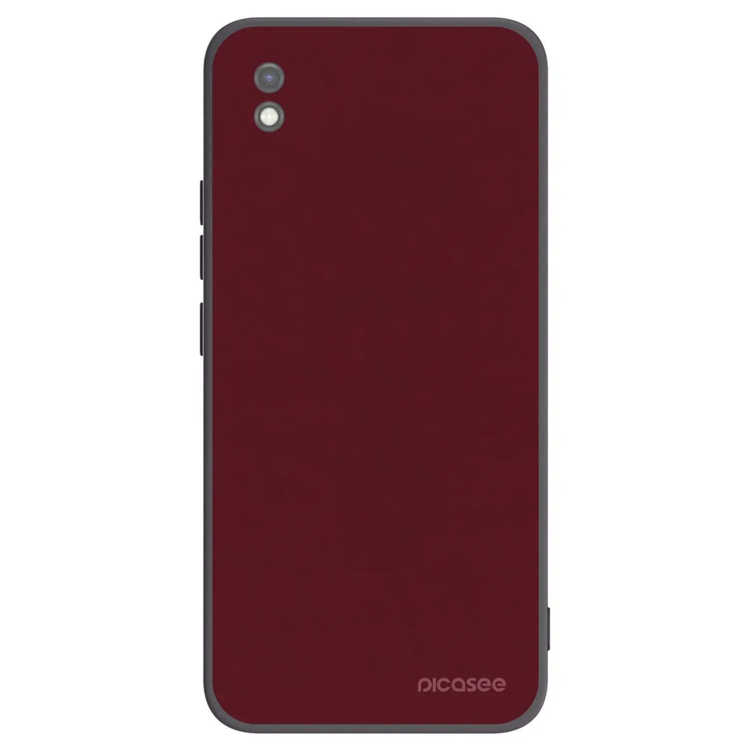 Picasee silikonski črni ovitek za Xiaomi Redmi 9AT - Burgundy red