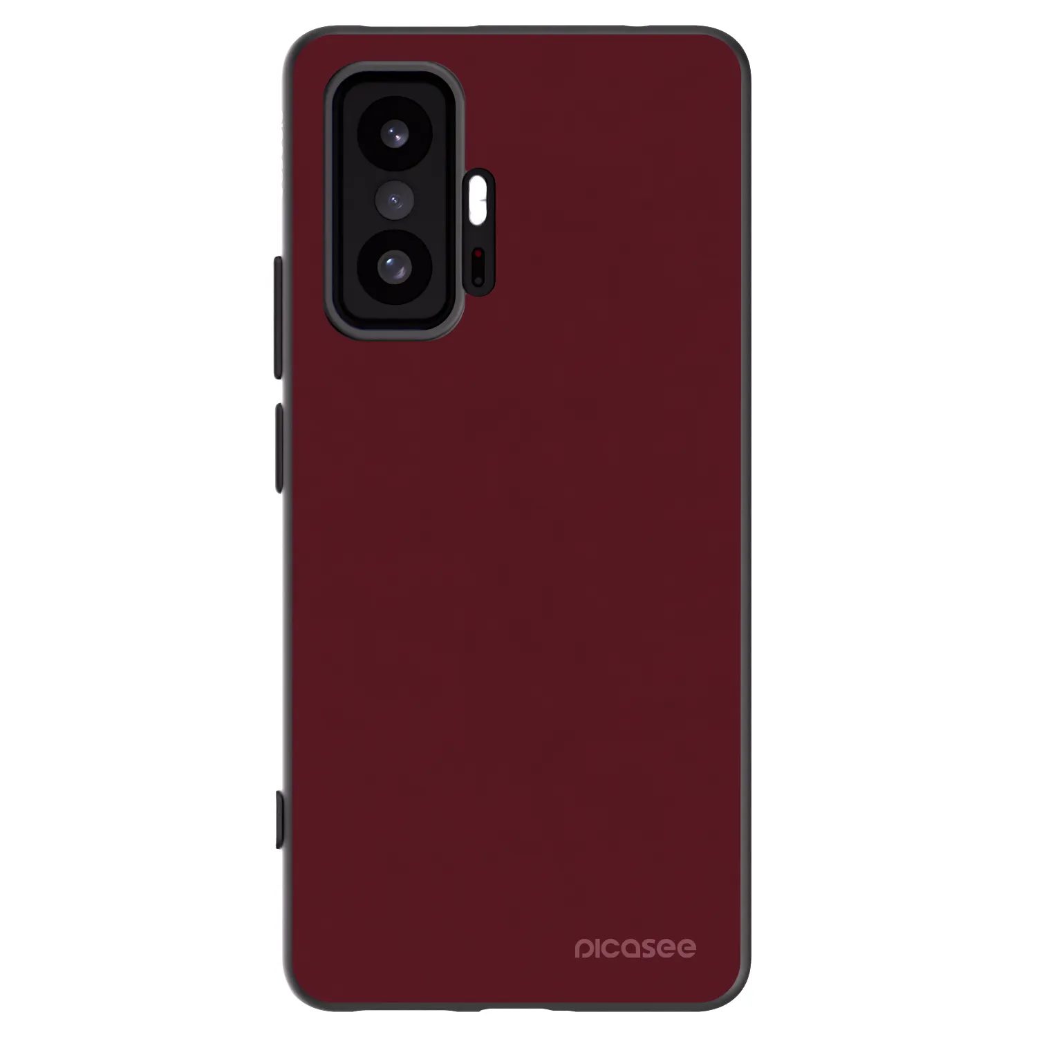 Picasee silikonski črni ovitek za Xiaomi 11T - Burgundy red