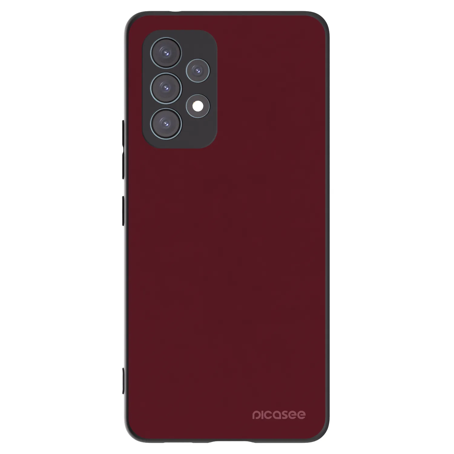 Picasee silikonski črni ovitek za Samsung Galaxy A53 5G A536 - Burgundy red