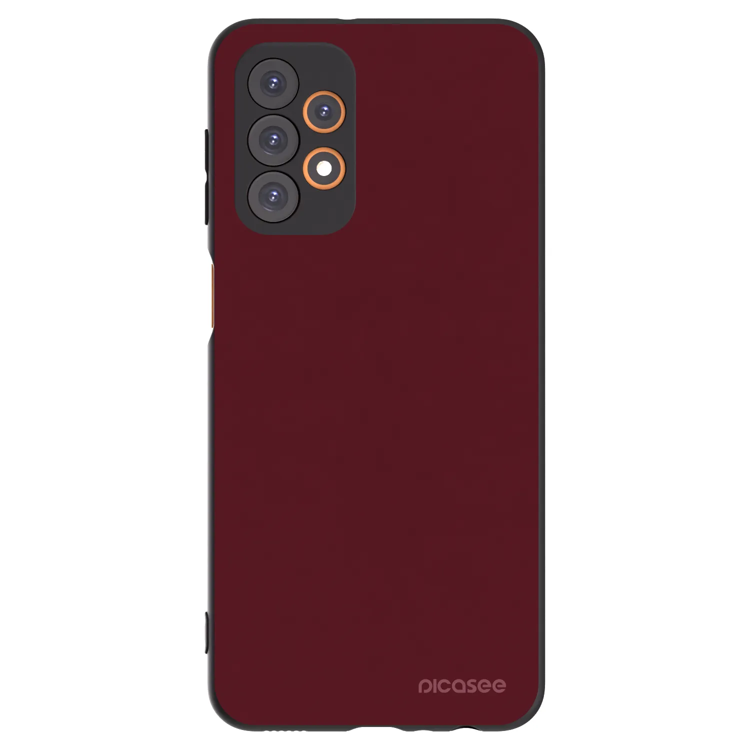 Picasee silikonski črni ovitek za Samsung Galaxy A23 A236B 5G - Burgundy red