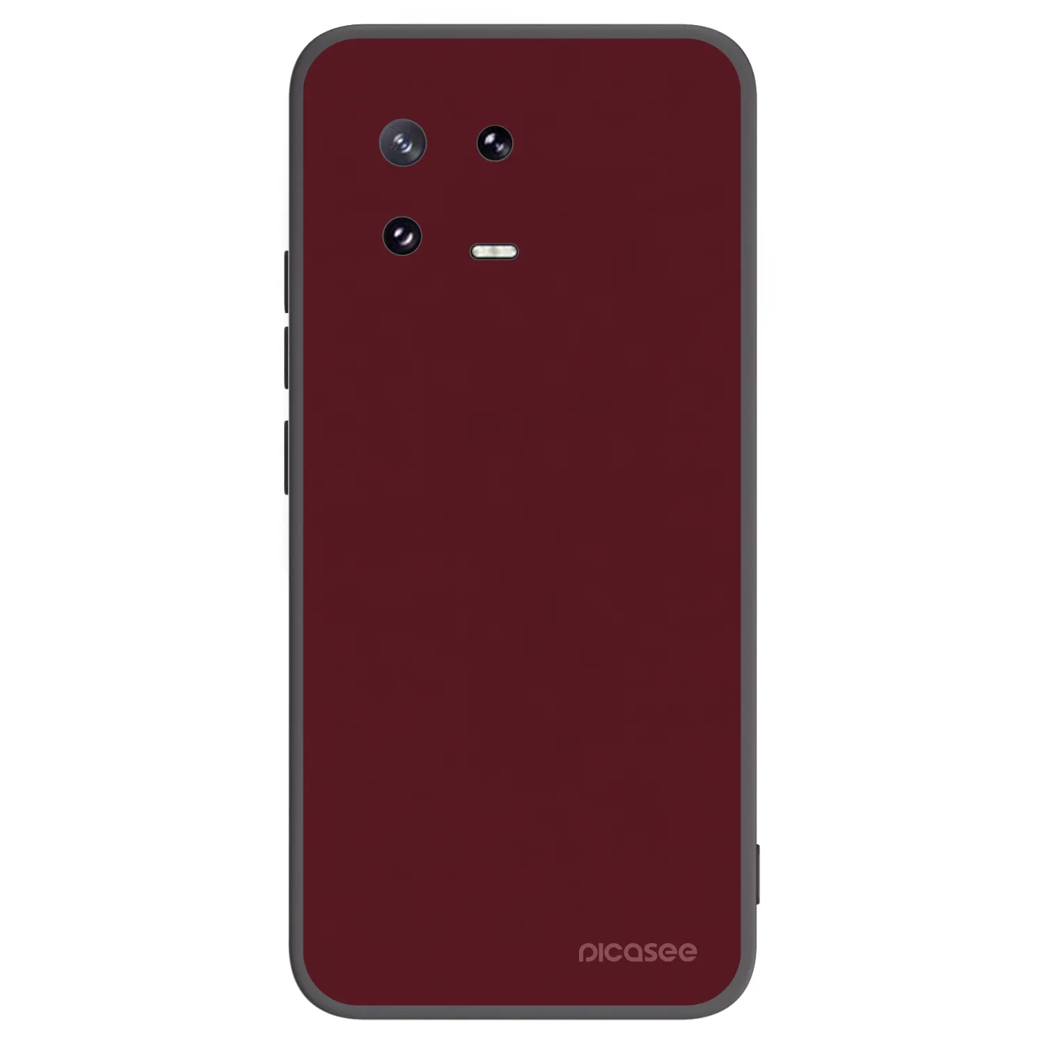 Picasee silikonski črni ovitek za Xiaomi 13 Pro - Burgundy red