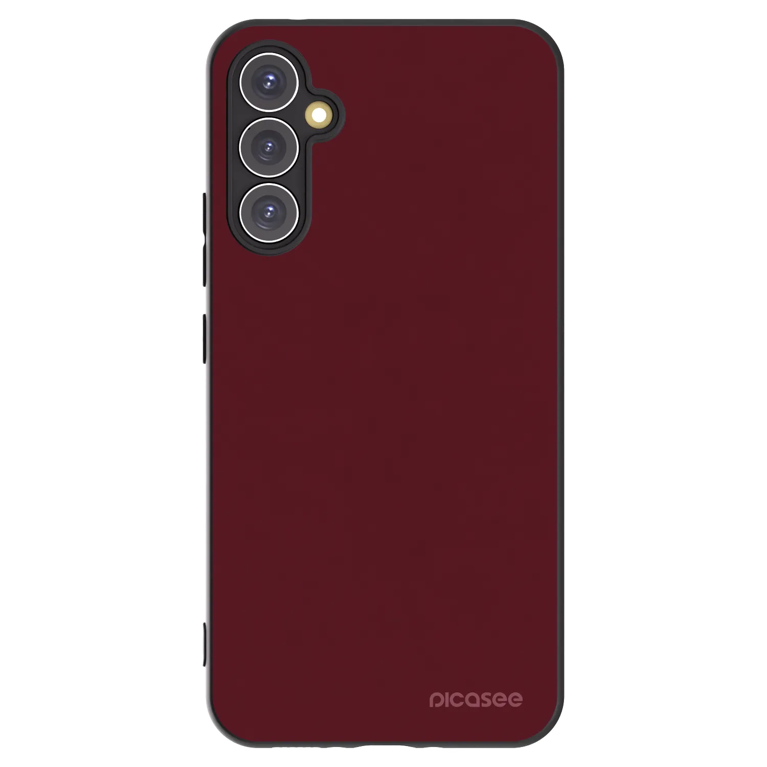 Picasee silikonski črni ovitek za Samsung Galaxy A34 5G A346B - Burgundy red