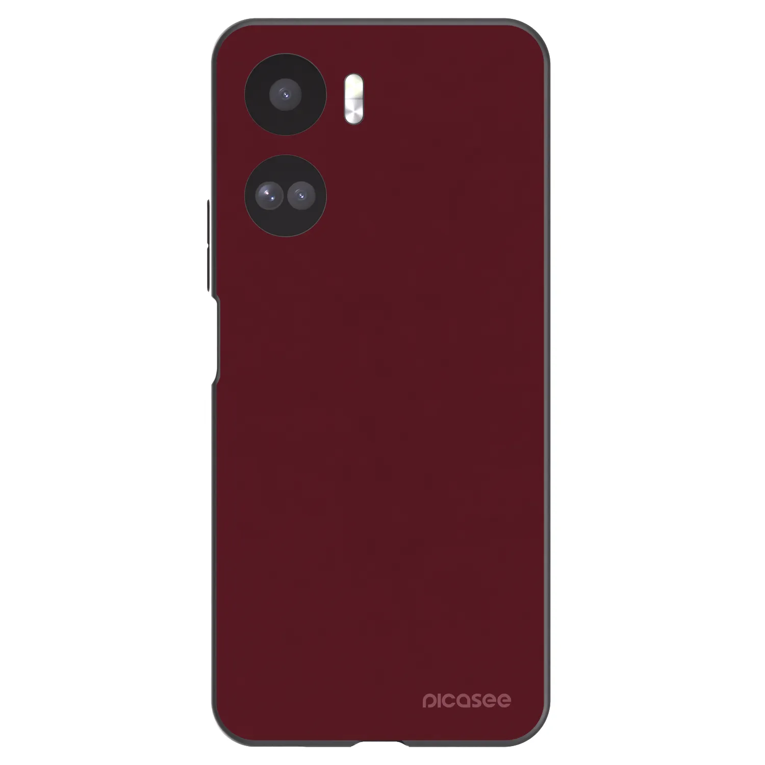 Picasee silikonski črni ovitek za Honor 90 Lite 5G - Burgundy red