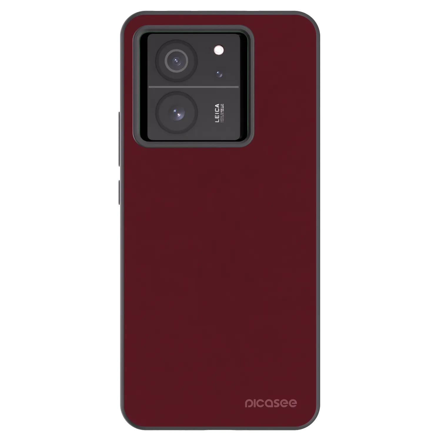 Picasee silikonski črni ovitek za Xiaomi 13T - Burgundy red