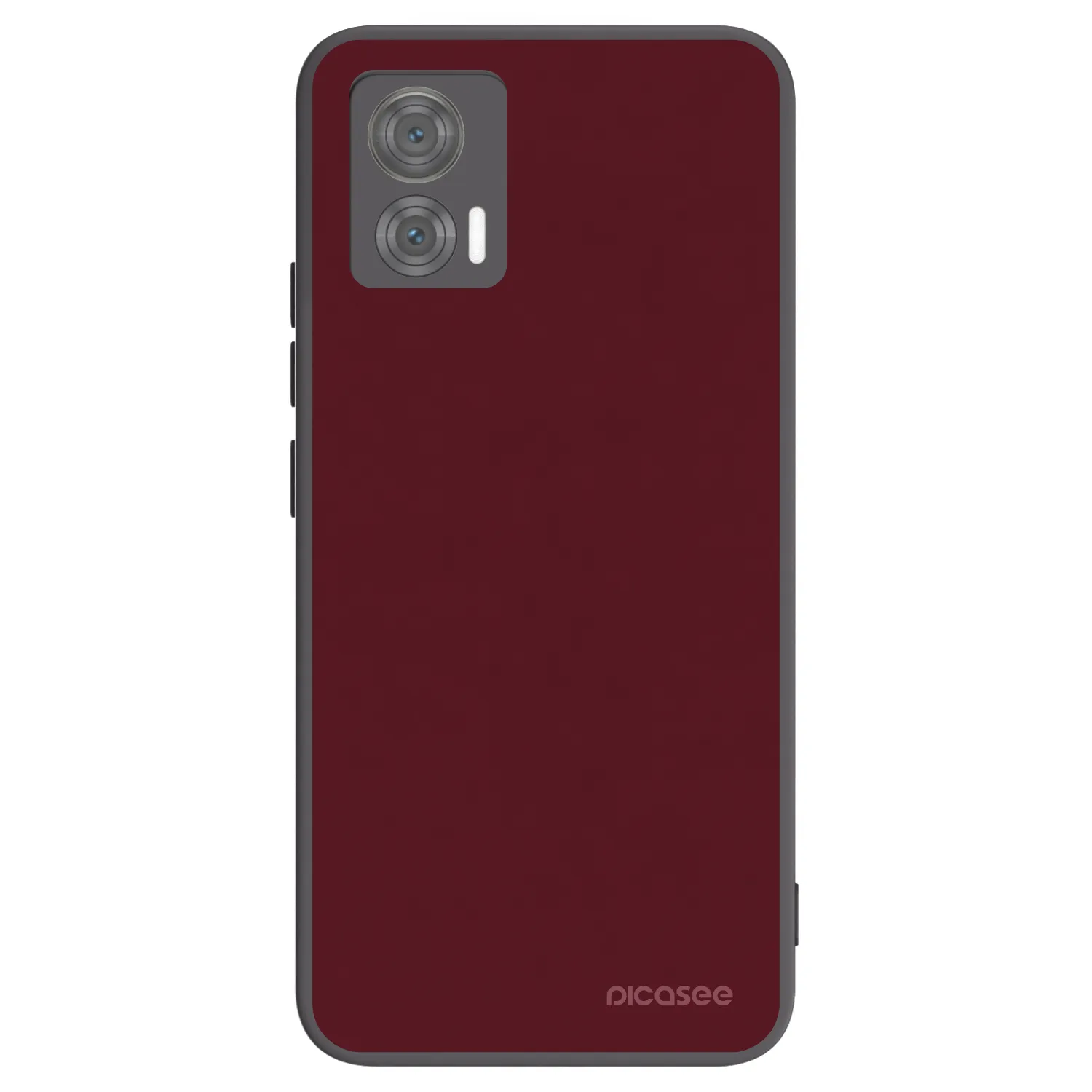 Picasee silikonski črni ovitek za Motorola Edge 30 Neo - Burgundy red