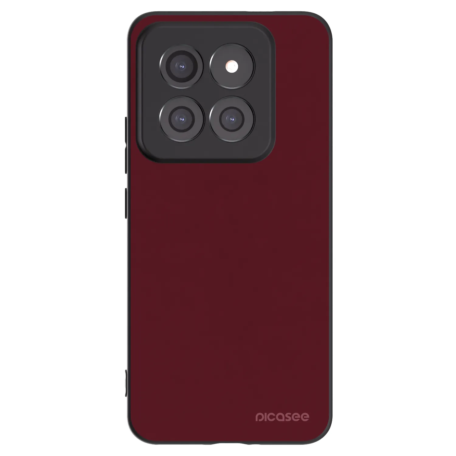 Picasee silikonski črni ovitek za Xiaomi 14 Pro - Burgundy red