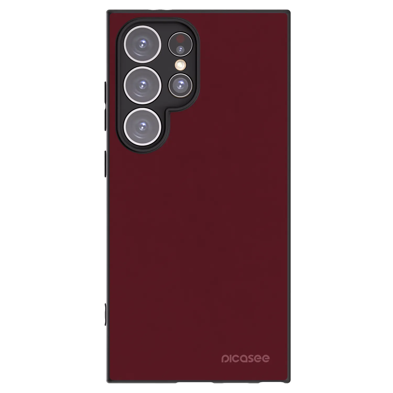 Picasee silikonski črni ovitek za Samsung Galaxy S24 Ultra S928B 5G - Burgundy red