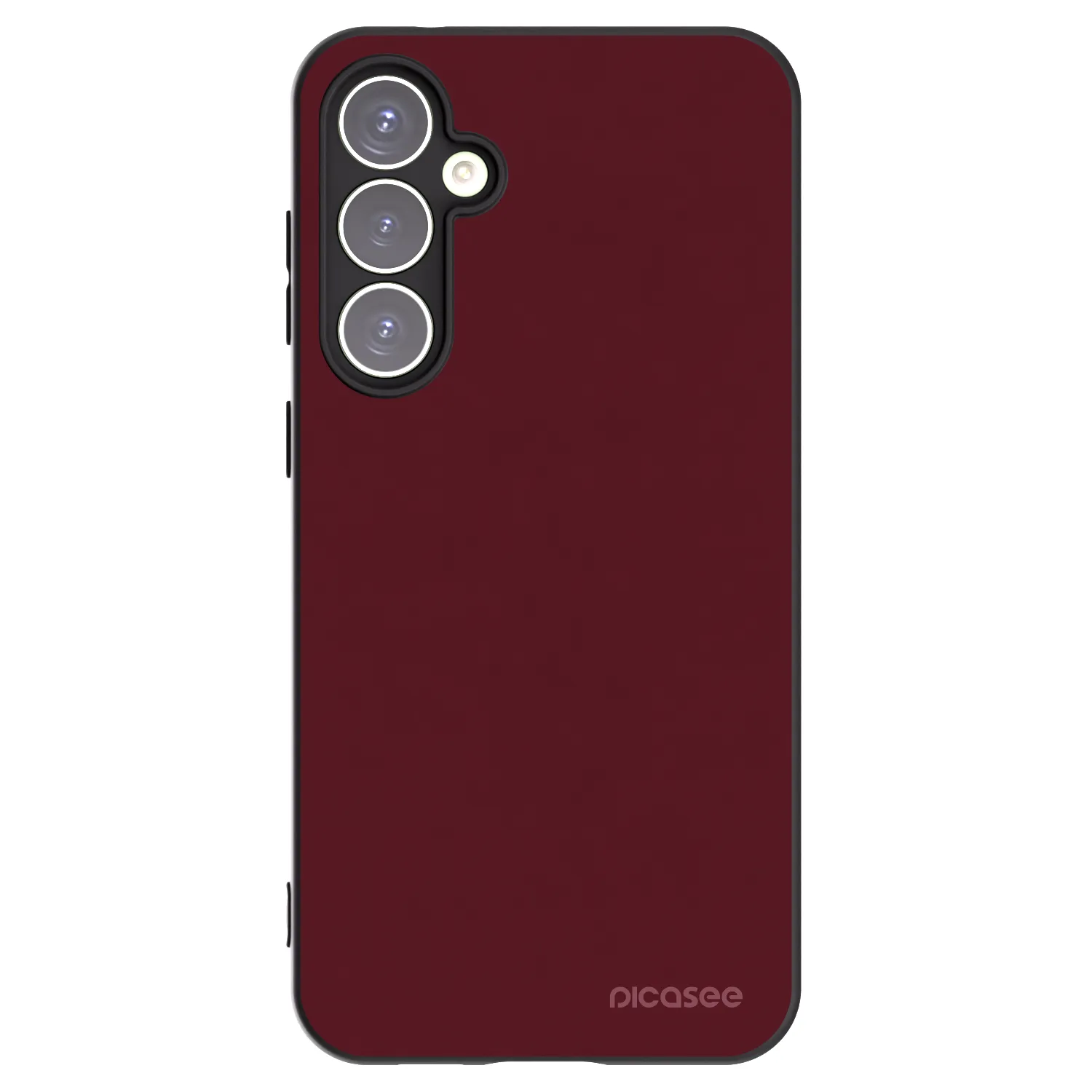 Picasee silikonski črni ovitek za Samsung Galaxy S23 FE S711B - Burgundy red