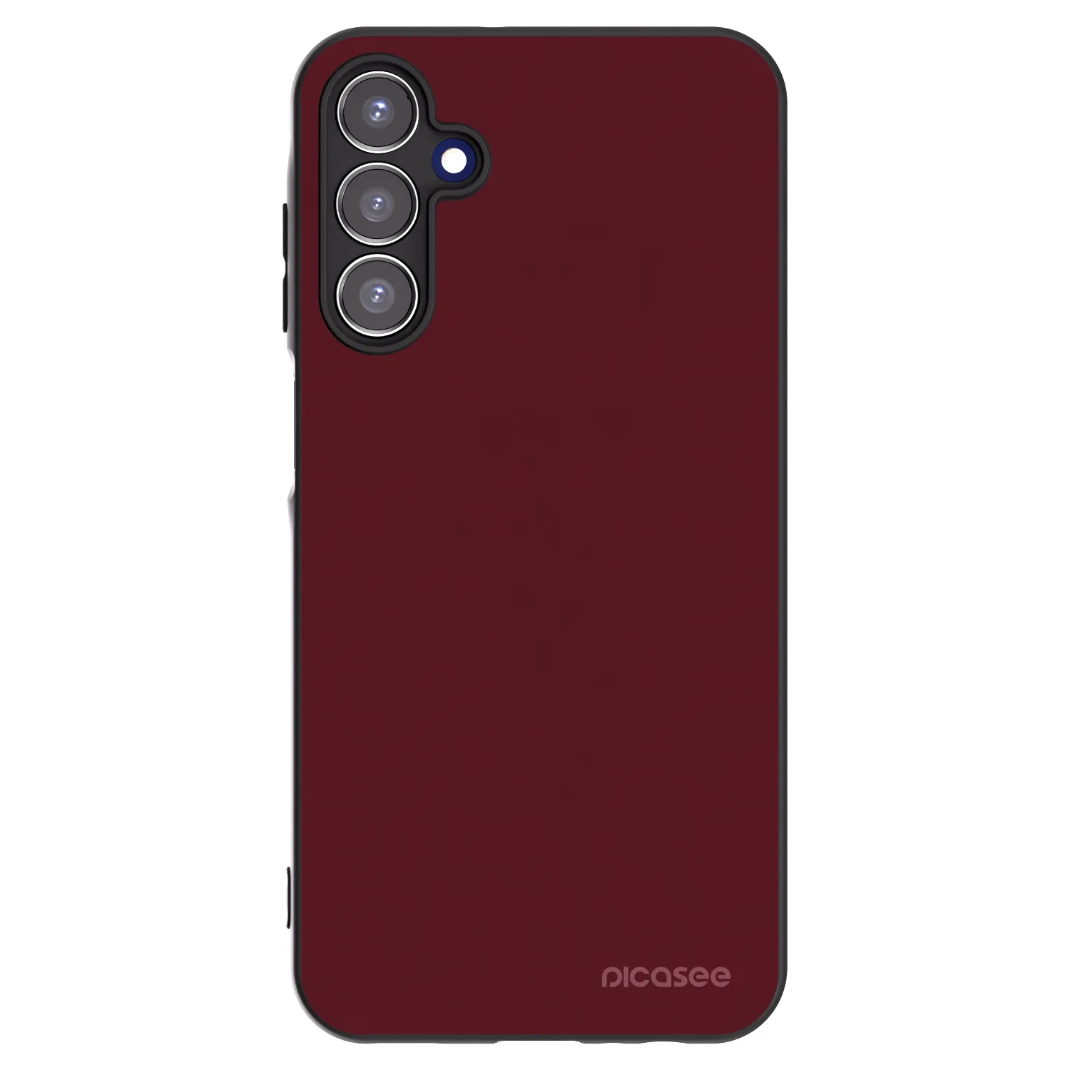 Picasee silikonski črni ovitek za Samsung Galaxy A15 A155F 4G - Burgundy red
