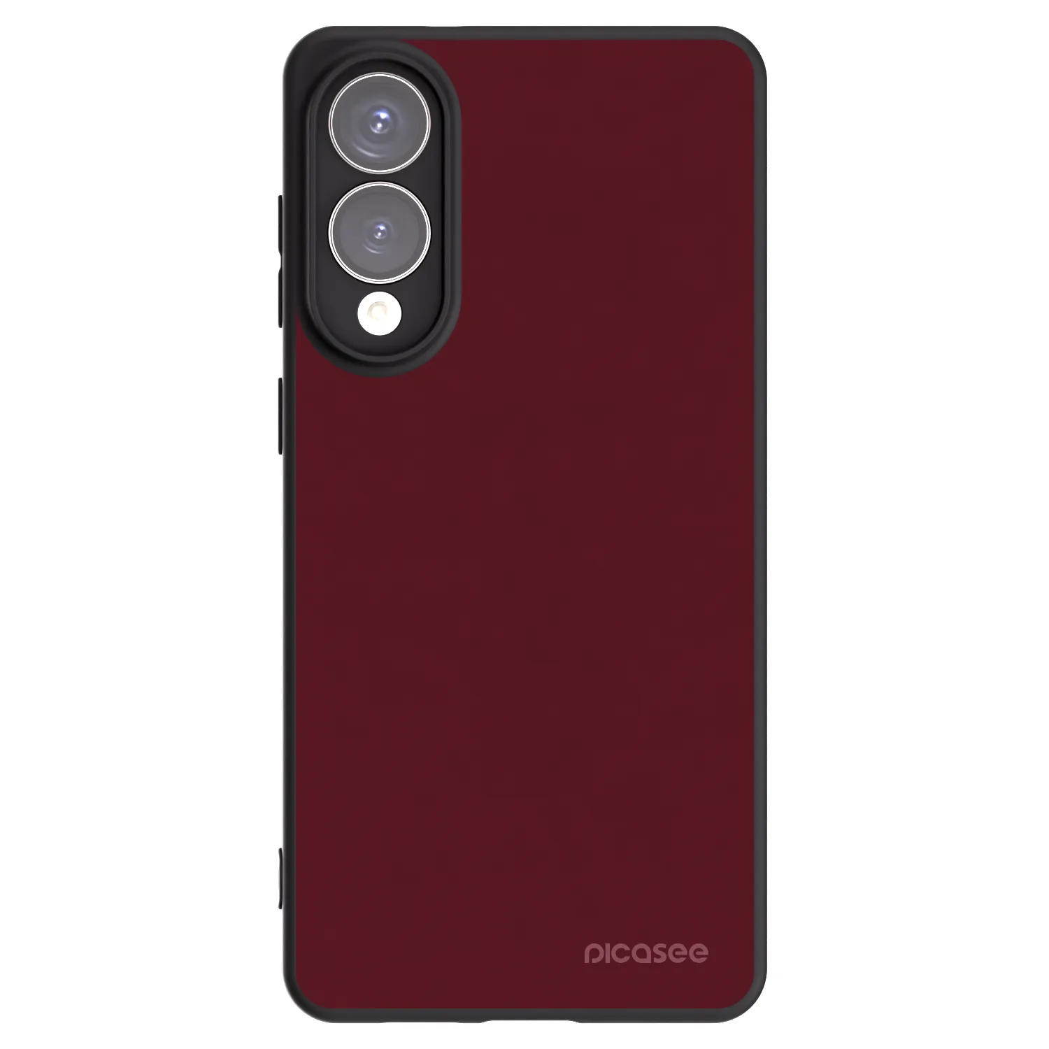 Picasee silikonski črni ovitek za Samsung Galaxy S25 Edge 5G - Burgundy red