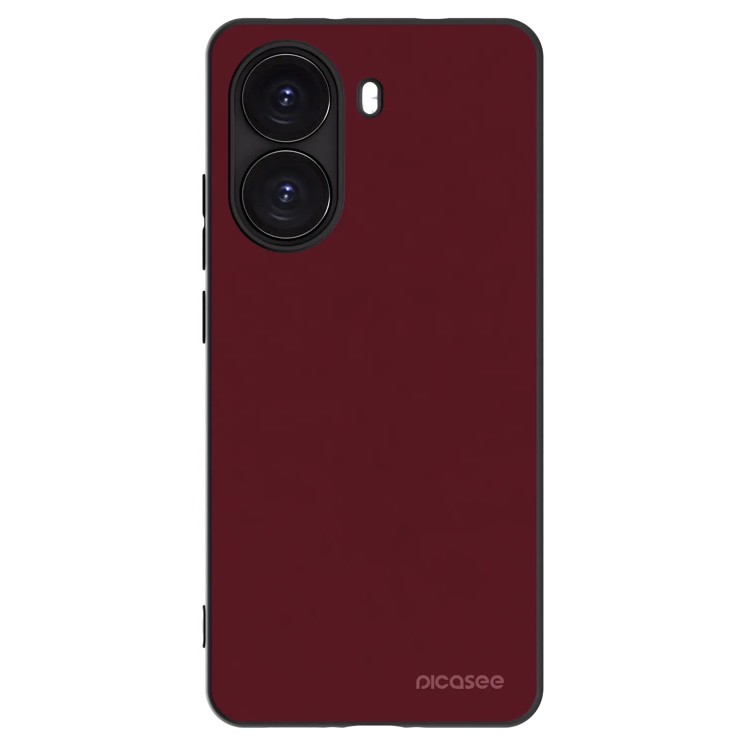 Picasee silikonski črni ovitek za Xiaomi Poco X7 Pro 5G - Burgundy red