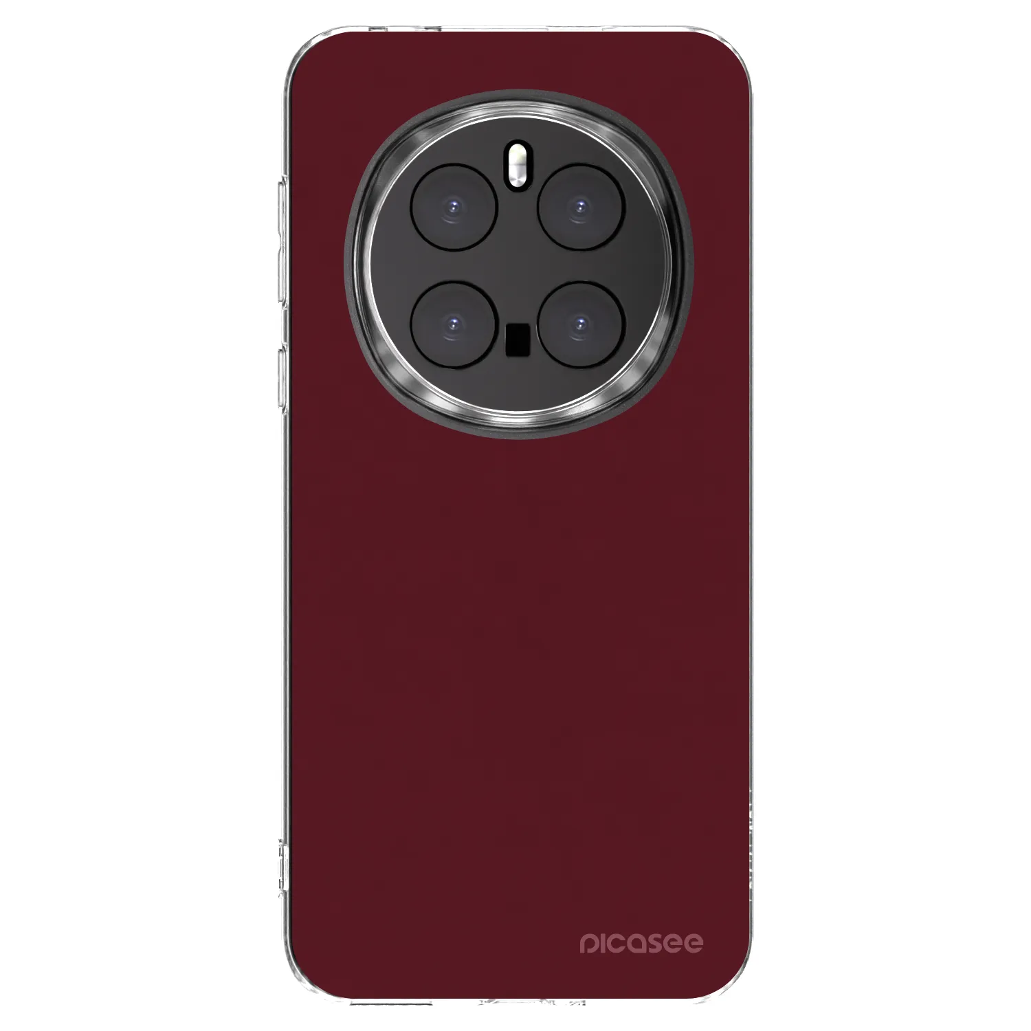 Picasee silikonski prozorni ovitek za Honor Magic7 Pro 5G - Burgundy red