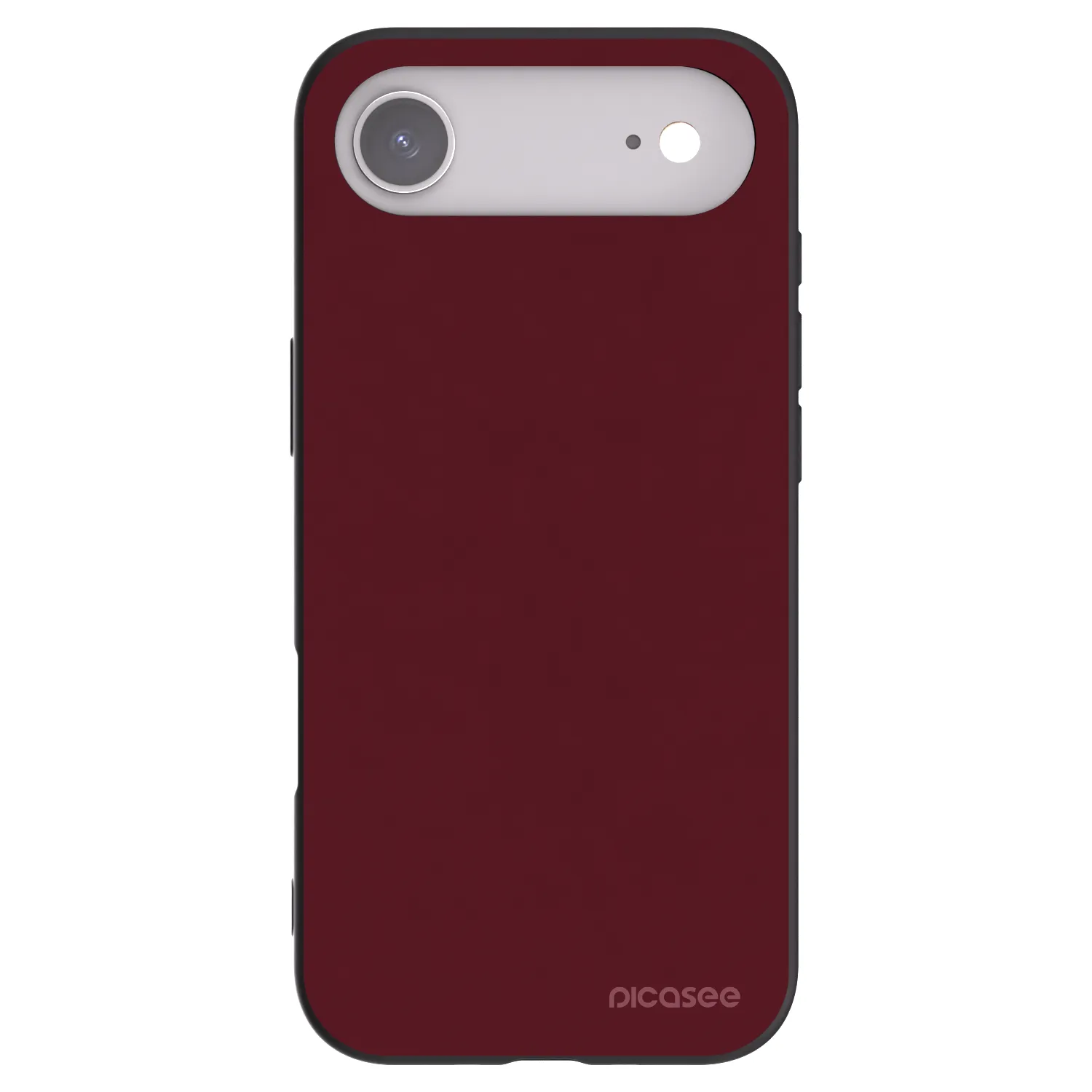 Picasee silikonski črni ovitek za Apple iPhone Air - Burgundy red