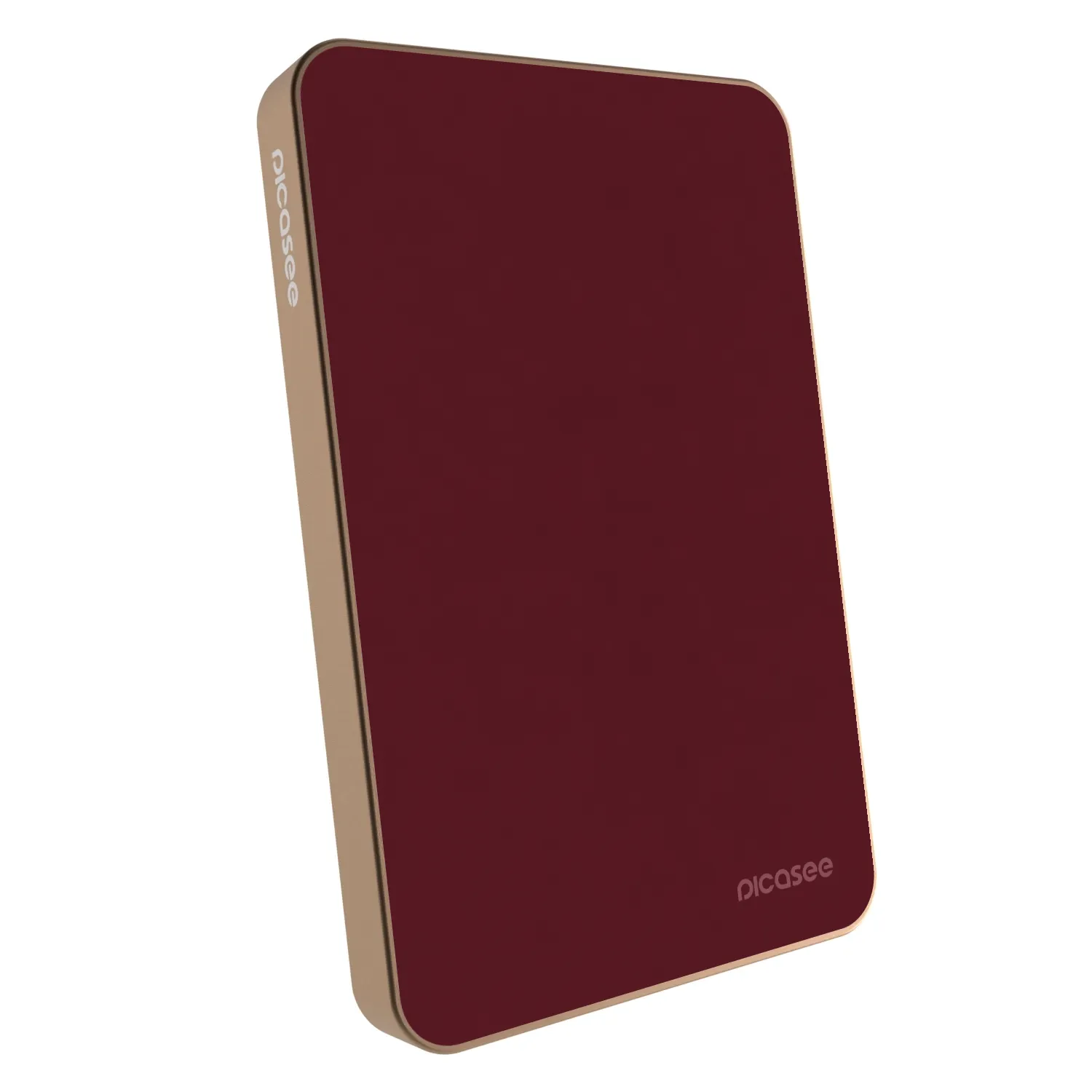 Picasee Prenosna baterija z MagSafe 5 000 mAh Zlati - Burgundy red