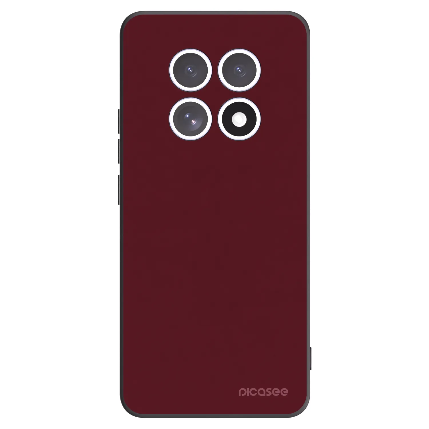 Picasee silikonski črni ovitek za Xiaomi Redmi Note 15 4G - Burgundy red